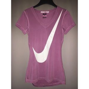 Nike purple work out shirt size small